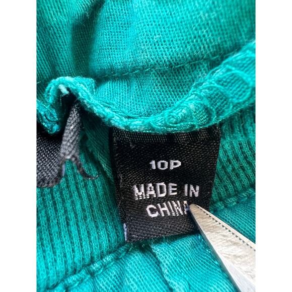 Briggs Petite Teal Cotton Lowrise Capri Pants Size 10P - Picture 4 of 6